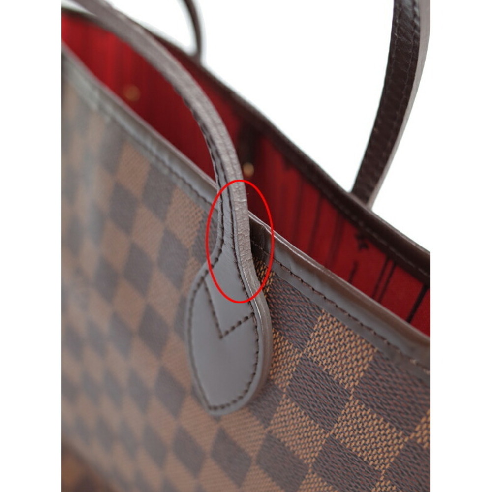 Louis Vuitton Tote Neverfull Brown Bag Damier Ebene - Picture 5 of 8